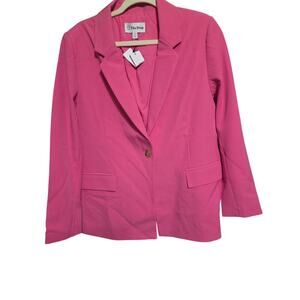PLUS size The Drop Hot Pink Tailored Blazer XXL NWT Barbiecore Power Jacket